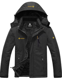 GEMYSE Men's Mountain Waterproof Ski Snow Jacket Winter Windproof Rain Jacket