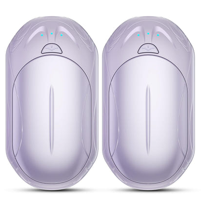 AI Hand Warmers Rechargeable 2 Pack, AI Smart Chips Electric Hand Warmers, 20Hrs Long Safe Heat, Portable Pocket Heater, Gifts for Christmas, Outdoor, Hunting, Golf, Camping Accessories