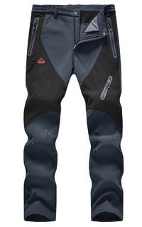 Rdruko Men's Snow Pants Waterproof Insulated Fleece Lined Ski Hiking Snowboard Winter Pants with Pockets