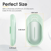 AI Hand Warmers Rechargeable 2 Pack, AI Smart Chips Electric Hand Warmers, 20Hrs Long Safe Heat, Portable Pocket Heater, Gifts for Christmas, Outdoor, Hunting, Golf, Camping Accessories