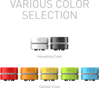 ODISTAR Desktop Vacuum cleaner,Mini table dust sweeper Energy Saving,High endurance up to 400 mins,Cordless&360º Rotatable Design for Cleaning Hairs,Crumbs,Computer Keyboard of gifts for kids (orange)