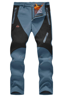 Rdruko Men's Snow Pants Waterproof Insulated Fleece Lined Ski Hiking Snowboard Winter Pants with Pockets