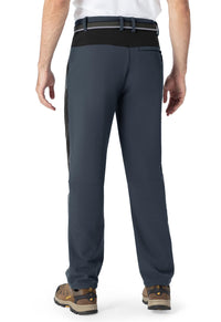 Rdruko Men's Snow Pants Waterproof Insulated Fleece Lined Ski Hiking Snowboard Winter Pants with Pockets