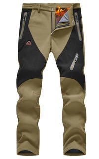 Rdruko Men's Snow Pants Waterproof Insulated Fleece Lined Ski Hiking Snowboard Winter Pants with Pockets