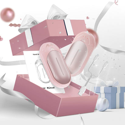 AI Hand Warmers Rechargeable 2 Pack, AI Smart Chips Electric Hand Warmers, 20Hrs Long Safe Heat, Portable Pocket Heater, Gifts for Christmas, Outdoor, Hunting, Golf, Camping Accessories