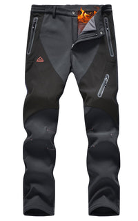 Rdruko Men's Snow Pants Waterproof Insulated Fleece Lined Ski Hiking Snowboard Winter Pants with Pockets