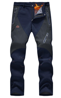 Rdruko Men's Snow Pants Waterproof Insulated Fleece Lined Ski Hiking Snowboard Winter Pants with Pockets