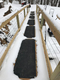 HeatTrak Heated Snow Melting Mats - Heated Outdoor Mats for Walkways - Electric Snow Melting Mats for Decks and Sidewalks - Trusted No-Slip Snow and Ice Melt Heated Sidewalk Mat (30” x 30")