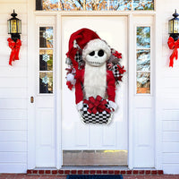 Nightmare Before Christmas Jack Skellington Wreath - Front Door Sign & Porch Decor